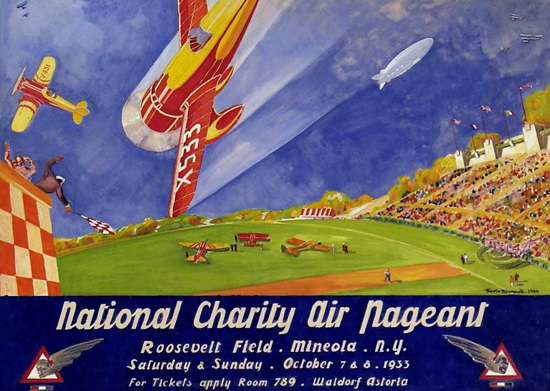 National Charity Air Pageant 1933 | Vintage Ad and Cover Art 1891-1970