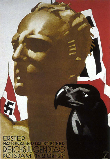 Nationalsozialistischer Reichsjugendtag Potsdam | Vintage War Propaganda Posters 1891-1970