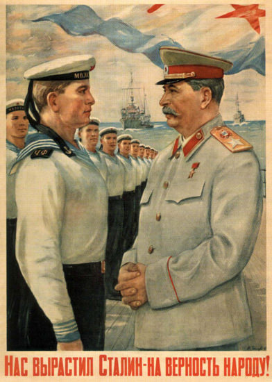 Navy Josef Stalin USSR Russia 0681 | Vintage War Propaganda Posters 1891-1970