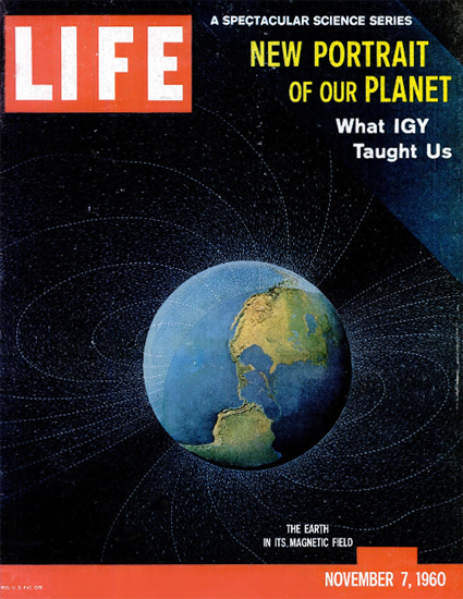 New Portrait of our Planet 7 Nov 1960 Copyright Life Magazine | Life Magazine Color Photo Covers 1937-1970