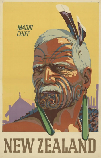 New Zealand Maori Chief 1930s | Sex Appeal Vintage Ads and Covers 1891-1970