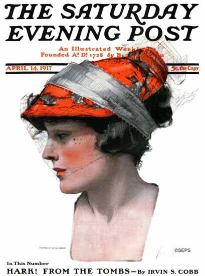 Neysa McMein Artist Saturday Evening Post 1917_04_14 | The Saturday Evening Post Graphic Art Covers 1892-1930