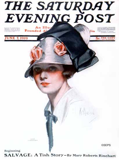 Neysa McMein Artist Saturday Evening Post 1919_06_07 | The Saturday Evening Post Graphic Art Covers 1892-1930