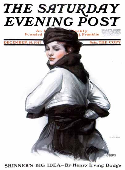 Neysa McMein Cover Artist Saturday Evening Post 1917_12_15 | The Saturday Evening Post Graphic Art Covers 1892-1930