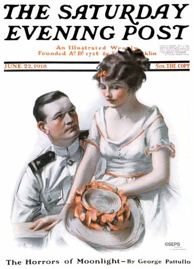 Neysa McMein Cover Artist Saturday Evening Post 1918_06_22 | The Saturday Evening Post Graphic Art Covers 1892-1930