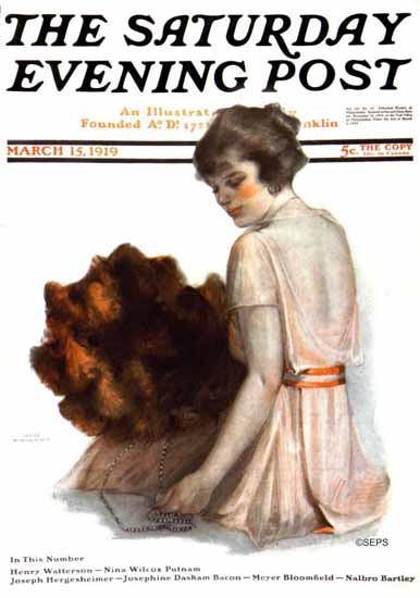 Neysa McMein Cover Artist Saturday Evening Post 1919_03_15 | The Saturday Evening Post Graphic Art Covers 1892-1930