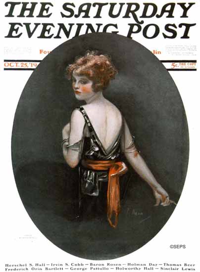 Neysa McMein Cover Artist Saturday Evening Post 1919_10_25 | The Saturday Evening Post Graphic Art Covers 1892-1930