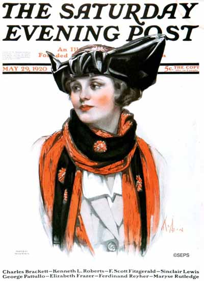 Neysa McMein Cover Artist Saturday Evening Post 1920_05_29 | The Saturday Evening Post Graphic Art Covers 1892-1930