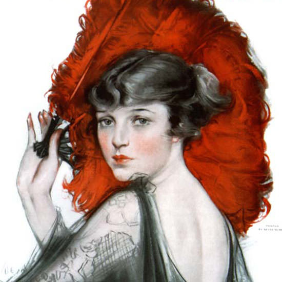 Neysa McMein Saturday Evening Post 1917_09_29 Copyright crop | Best of 1891-1919 Ad and Cover Art