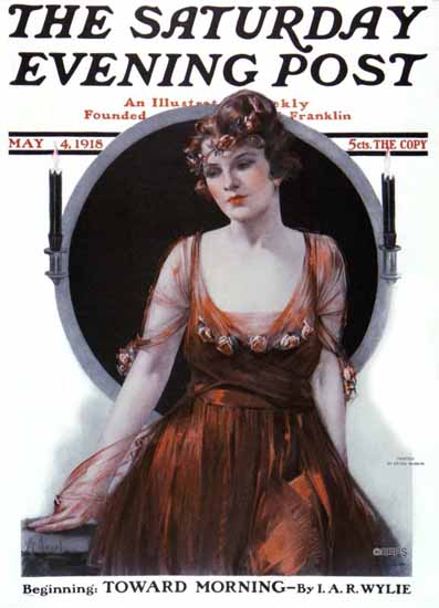 Neysa McMein Saturday Evening Post 1918_05_04 | The Saturday Evening Post Graphic Art Covers 1892-1930