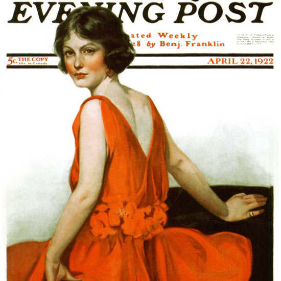 Neysa McMein Saturday Evening Post 1922_04_22 Copyright crop | Best of 1920s Ad and Cover Art