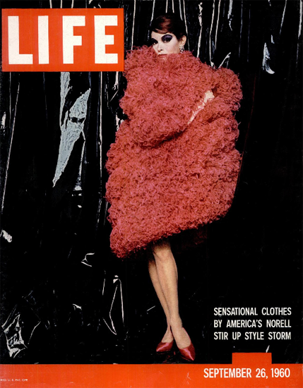 Norell Stir Up Style Storm Fashion 26 Sep 1960 Copyright Life Magazine | Life Magazine Color Photo Covers 1937-1970