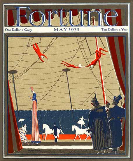 Norman Reeves Fortune Magazine May 1935 Copyright | Fortune Magazine Graphic Art Covers 1930-1959