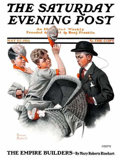 Norman Rockwell Artist Saturday Evening Post 1916_05_20 | 400 Norman Rockwell Magazine Covers 1913-1963