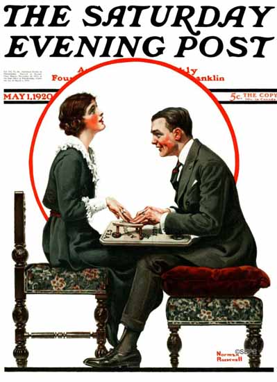 Norman Rockwell Artist Saturday Evening Post 1920_05_01 | The Saturday Evening Post Graphic Art Covers 1892-1930