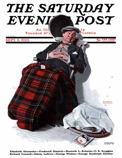 Norman Rockwell Artist Saturday Evening Post 1923_09_08 | The Saturday Evening Post Graphic Art Covers 1892-1930