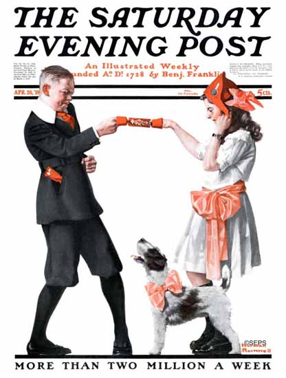 Norman Rockwell Cover Artist Saturday Evening Post 1919_04_26 | 400 Norman Rockwell Magazine Covers 1913-1963