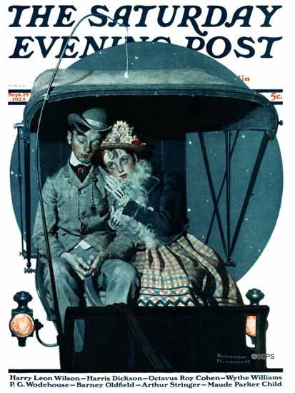 Norman Rockwell Cover Artist Saturday Evening Post 1925_09_19 | 400 Norman Rockwell Magazine Covers 1913-1963