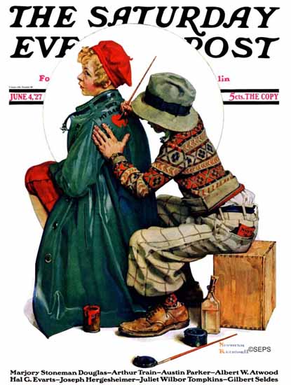 Norman Rockwell Saturday Evening Post 1927_06_04 | 400 Norman Rockwell Magazine Covers 1913-1963