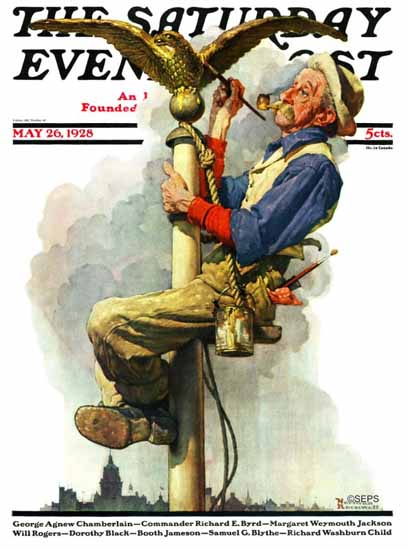 Norman Rockwell Saturday Evening Post 1928_05_26 | 400 Norman Rockwell Magazine Covers 1913-1963