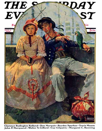 Norman Rockwell Saturday Evening Post 1930_11_08 | 400 Norman Rockwell Magazine Covers 1913-1963