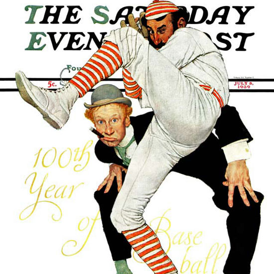 Norman Rockwell Saturday Evening Post 1939_07_08 Copyright crop | Best of 1930s Ad and Cover Art