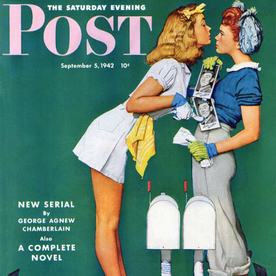 Norman Rockwell Saturday Evening Post 1942_09_05 Copyright crop | Best of Vintage Cover Art 1900-1970