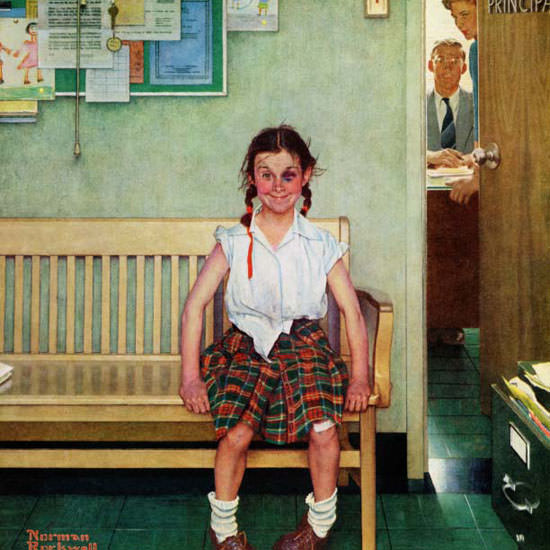 Norman Rockwell Saturday Evening Post 1953_05_23 Copyright crop | Best of Vintage Cover Art 1900-1970