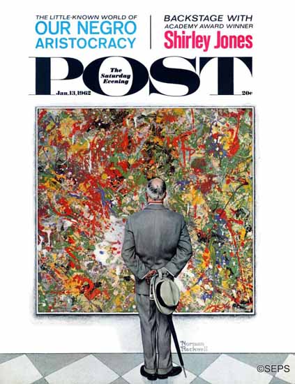 Norman Rockwell Saturday Evening Post Art Connoisseur 1962_01_13 | 400 Norman Rockwell Magazine Covers 1913-1963