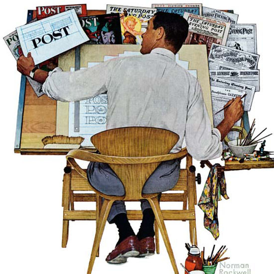 Norman Rockwell Saturday Evening Post Artist 1961_09_16 Copyright crop | Best of Vintage Cover Art 1900-1970