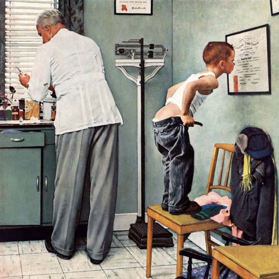 Norman Rockwell Saturday Evening Post Shot 1958_03_15 Copyright crop | Best of Vintage Cover Art 1900-1970