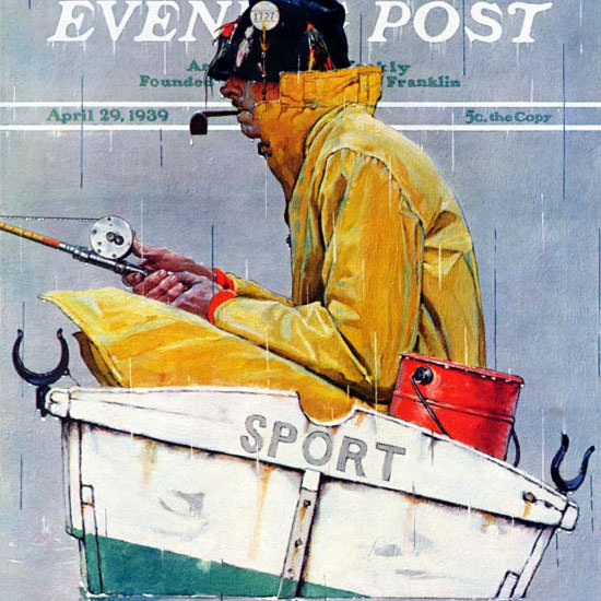 Norman Rockwell Saturday Evening Post Sport 1939_04_29 Copyright crop | Best of 1930s Ad and Cover Art