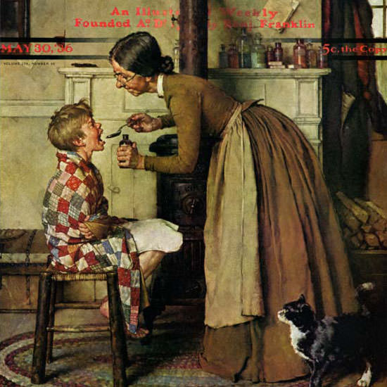 Norman Rockwell Saturday Evening Post Take 1936_05_30 Copyright crop | Best of Vintage Cover Art 1900-1970