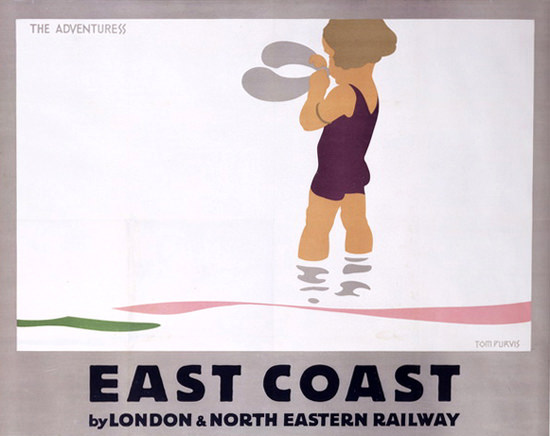 North Eastern Railway London East Coast 1928 | Vintage Travel Posters 1891-1970