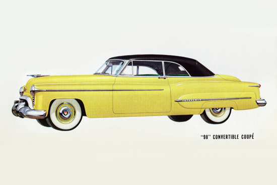 Oldsmobile 98 Convertible Coupe 1950 | Vintage Cars 1891-1970