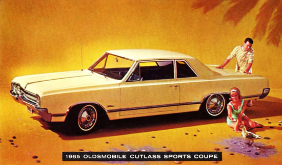 Oldsmobile Cutlass Sports Coupe 1965 Beach | Vintage Cars 1891-1970