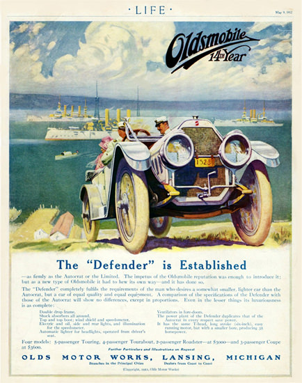 Oldsmobile Defender 1912 Lansing | Vintage Cars 1891-1970