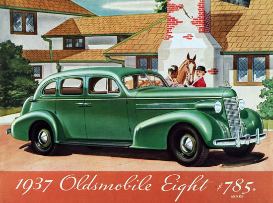 Oldsmobile Eight Touring Sedan 1937 | Vintage Cars 1891-1970