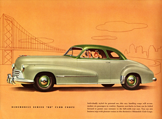 Oldsmobile Series 60 Club Coupe 1948 | Vintage Cars 1891-1970