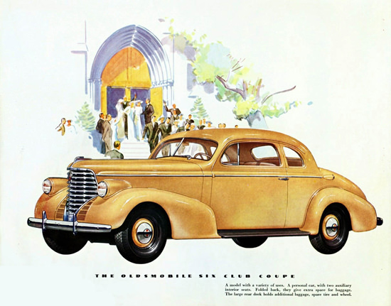 Oldsmobile Six Club Coupe 1938 | Vintage Cars 1891-1970