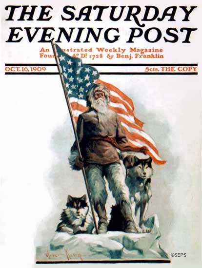 Oliver Kemp Saturday Evening Post 1909_10_16 | The Saturday Evening Post Graphic Art Covers 1892-1930