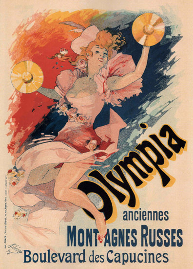 Olympia Montagnes Russes France Cabaret | Sex Appeal Vintage Ads and Covers 1891-1970