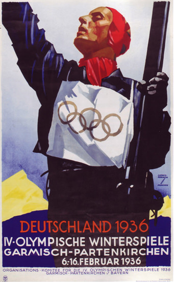 Olympic Games Garmisch Partenkirchen 1936 | Vintage Ad and Cover Art 1891-1970