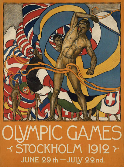 Olympic Games Stockholm 1912 Sweden | Sex Appeal Vintage Ads and Covers 1891-1970