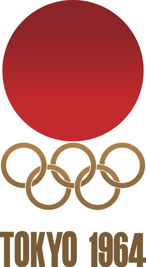 Olympic Games Tokyo Japan 1964 Logo | Vintage Ad and Cover Art 1891-1970