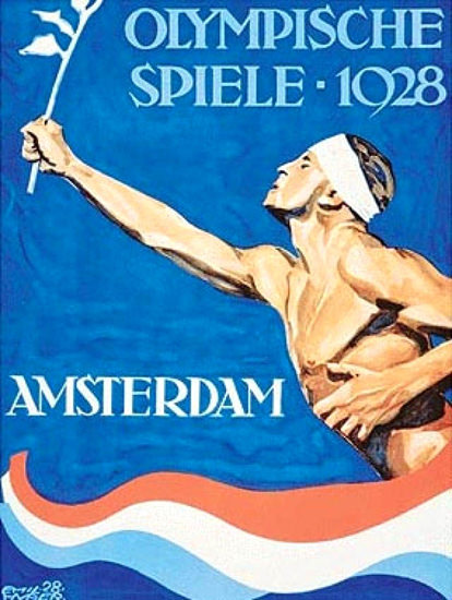 Olympische Spiele 1928 Amsterdam Olympics | Vintage Ad and Cover Art 1891-1970