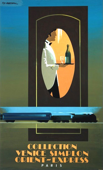 Orient-Express Collection Venice Simplon Paris | Vintage Travel Posters 1891-1970