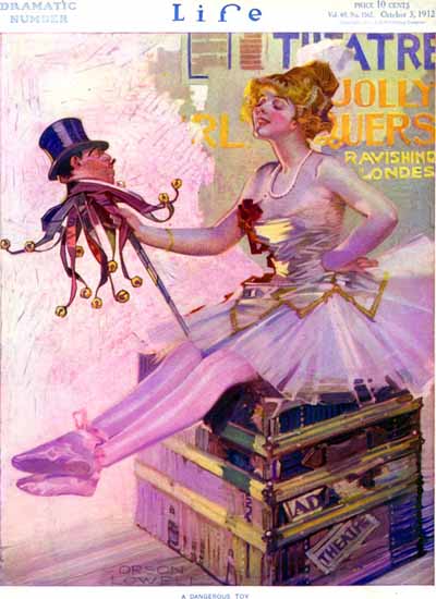 Orson Lowell Life Humor Magazine 1912-10-03 Copyright | Life Magazine Graphic Art Covers 1891-1936