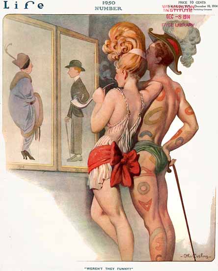 Otho Cushing Life Magazine Werent they Funny 1914-12-10 Copyright | Life Magazine Graphic Art Covers 1891-1936