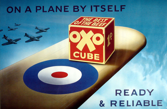 Oxo Cube The Best Of The Beef | Vintage War Propaganda Posters 1891-1970